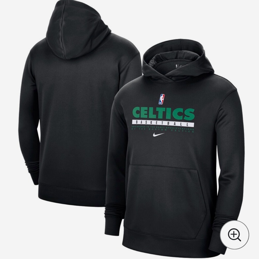 Nike Dri-FIT Celtics Black Hoodie, like new